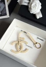 Uubags Chanel Mini Bag Charm Lambskin In Light Beige 7x9.4x0.4cm - 5