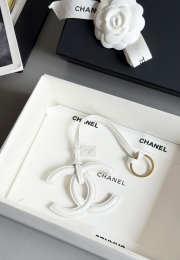 Uubags Chanel Mini Bag Charm Lambskin In White 7x9.4x0.4cm - 3