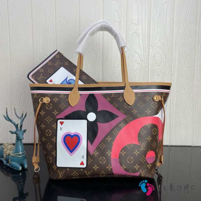Uubags Louis Vuitton Monogram Game On Neverfull MM tote bag 31x28x14cm - 1