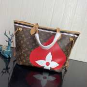 Uubags Louis Vuitton Monogram Game On Neverfull MM tote bag 31x28x14cm - 3