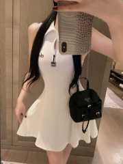 Uubags Alo Tennis Dress In White - 6