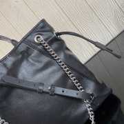 Uubags Louis Vuitton M25522 Off Duty Vibe Backpack In Black Sheepskin 24x25x10cm - 4