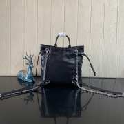 Uubags Louis Vuitton M25522 Off Duty Vibe Backpack In Black Sheepskin 24x25x10cm - 3