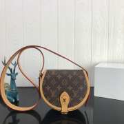 Uubags Louis Vuitton Tambourin monogram canvas M44860 crossbody bag in brown 19x9x16cm - 1