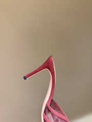 Uubags Gianvito Rossi mules in burgundy 8.5cm - 4
