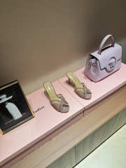 Uubags Gianvito Rossi mules in pink 8.5cm - 1