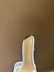 Uubags Gianvito Rossi mules in white 8.5cm - 5