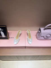 Uubags Gianvito Rossi mules in white 8.5cm - 4