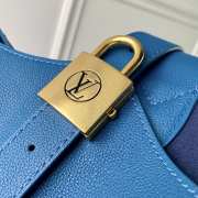 Uubags Louis Vuitton M24856 MM Low Key Hobo Bag In Blue 31x35x18cm - 6
