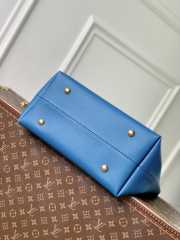Uubags Louis Vuitton M24856 MM Low Key Hobo Bag In Blue 31x35x18cm - 5