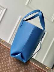 Uubags Louis Vuitton M25341 Low Key Cabas MM Bag In Blue 30x14x47cm - 5