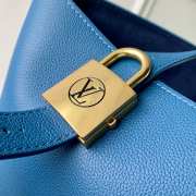 Uubags Louis Vuitton M25341 Low Key Cabas MM Bag In Blue 30x14x47cm - 3