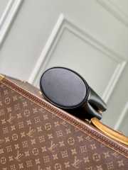 Uubags Louis Vuitton M27260 LV Bloom Mini Hobo In Black Calfskin Leather 16x17.5x11cm - 2
