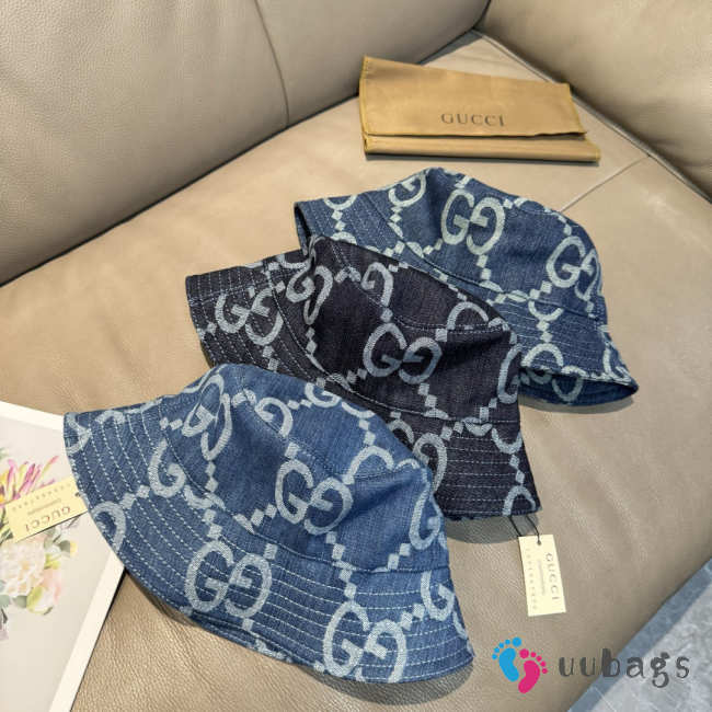 Uubags Gucci GG Denim bucket hat - 1