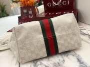 Uubags Gucci Giglio small tote bag in ivory GG canvas 25x20x15cm - 3