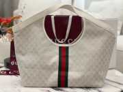 Uubags Gucci Giglio large tote bag in ivory GG canvas 60x47x16cm - 6