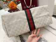 Uubags Gucci Giglio large tote bag in ivory GG canvas 60x47x16cm - 3