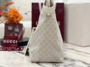 Uubags Gucci Giglio large tote bag in ivory GG canvas 60x47x16cm - 2