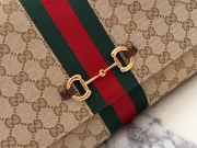 Uubags Gucci Paparazzo large top handle bag in sand and brown GG canvas 37x29x13cm - 3