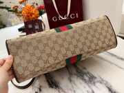 Uubags Gucci Paparazzo large top handle bag in sand and brown GG canvas 37x29x13cm - 2