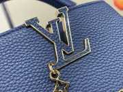 Uubags Louis Vuitton M27312 Capucines PM Bag In Navy 21x13.6x8cm - 3