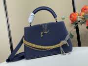 Uubags Louis Vuitton M28203 Capucines BB Bag In Navy 27x19x9cm - 1