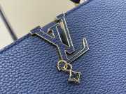 Uubags Louis Vuitton M28203 Capucines MM Bag In Navy 31.5x20x11cm - 2