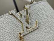 Uubags Louis Vuitton M27312 Capucines PM Bag In White 21x13.6x8cm - 6