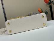 Uubags Louis Vuitton M28203 Capucines BB Bag In White 27x19x9cm - 6