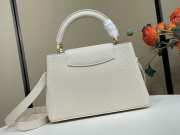 Uubags Louis Vuitton M28203 Capucines BB Bag In White 27x19x9cm - 3