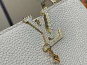 Uubags Louis Vuitton M28203 Capucines BB Bag In White 27x19x9cm - 2