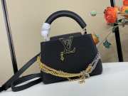 Uubags Louis Vuitton M27312 Capucines PM Bag In Black 21x13.6x8cm - 1