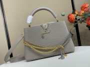 Uubags Louis Vuitton M28203 Capucines BB Bag In Grey 27x19x9cm - 1