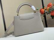 Uubags Louis Vuitton M28203 Capucines BB Bag In Grey 27x19x9cm - 6