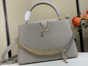 Uubags Louis Vuitton M28203 Capucines MM Bag In Grey 31.5x20x11cm - 1