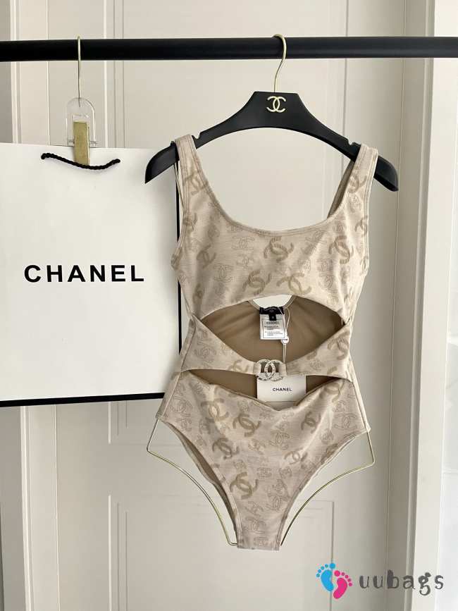 Uubags Chanel swimsuit 28 in beige - 1