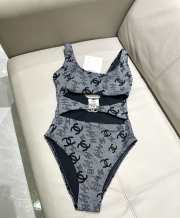 Uubags Chanel swimsuit 28 in dark grey - 5