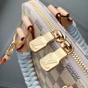 Uubags Louis Vuitton N40902 Alma BB Bag Damier Azur Canvas 23.5x17.5x11.5cm - 3