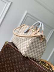 Uubags Louis Vuitton N40908 Speedy 30 Soft Bag Damier Azur Canvas 30x21x17cm - 4
