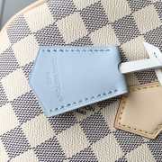 Uubags Louis Vuitton N40908 Speedy 30 Soft Bag Damier Azur Canvas 30x21x17cm - 2