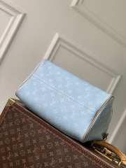 Uubags Louis Vuitton M28384 Speedy P9 Bandoulière 30 Bag In Silk Blue 32x22.5x18cm - 6