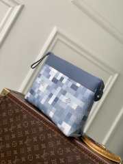 Uubags Louis Vuitton M28846 Pochette Voyage Souple Bag In Denim Blue 30x21x7.5cm - 5