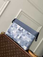 Uubags Louis Vuitton M28846 Pochette Voyage Souple Bag In Denim Blue 30x21x7.5cm - 4