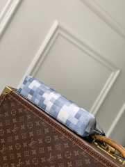 Uubags Louis Vuitton M28846 Pochette Voyage Souple Bag In Denim Blue 30x21x7.5cm - 2