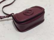 Uubags Gucci Blondie small top handle bag in red leather 21.5x11x8cm - 2