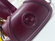 Uubags Gucci Blondie small top handle bag in red leather 21.5x11x8cm - 6