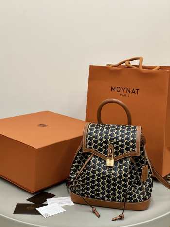 Uubags Moynat Mini Backpack In Canvas M Brown 23x11x23cm