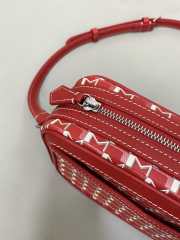 Uubags Moynat Camera Bag In Red Canvas M 22x14x6.5cm  - 6
