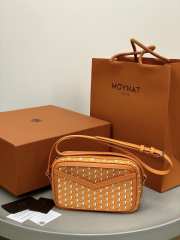 Uubags Moynat Camera Bag In Orange Canvas M 22x14x6.5cm - 1