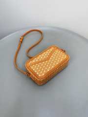 Uubags Moynat Camera Bag In Orange Canvas M 22x14x6.5cm - 4